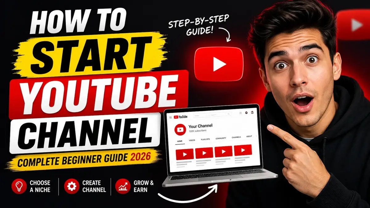 How to Start a YouTube Channel: Complete Beginner Guide